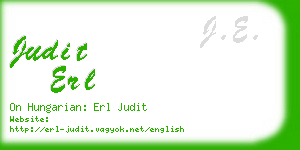 judit erl business card